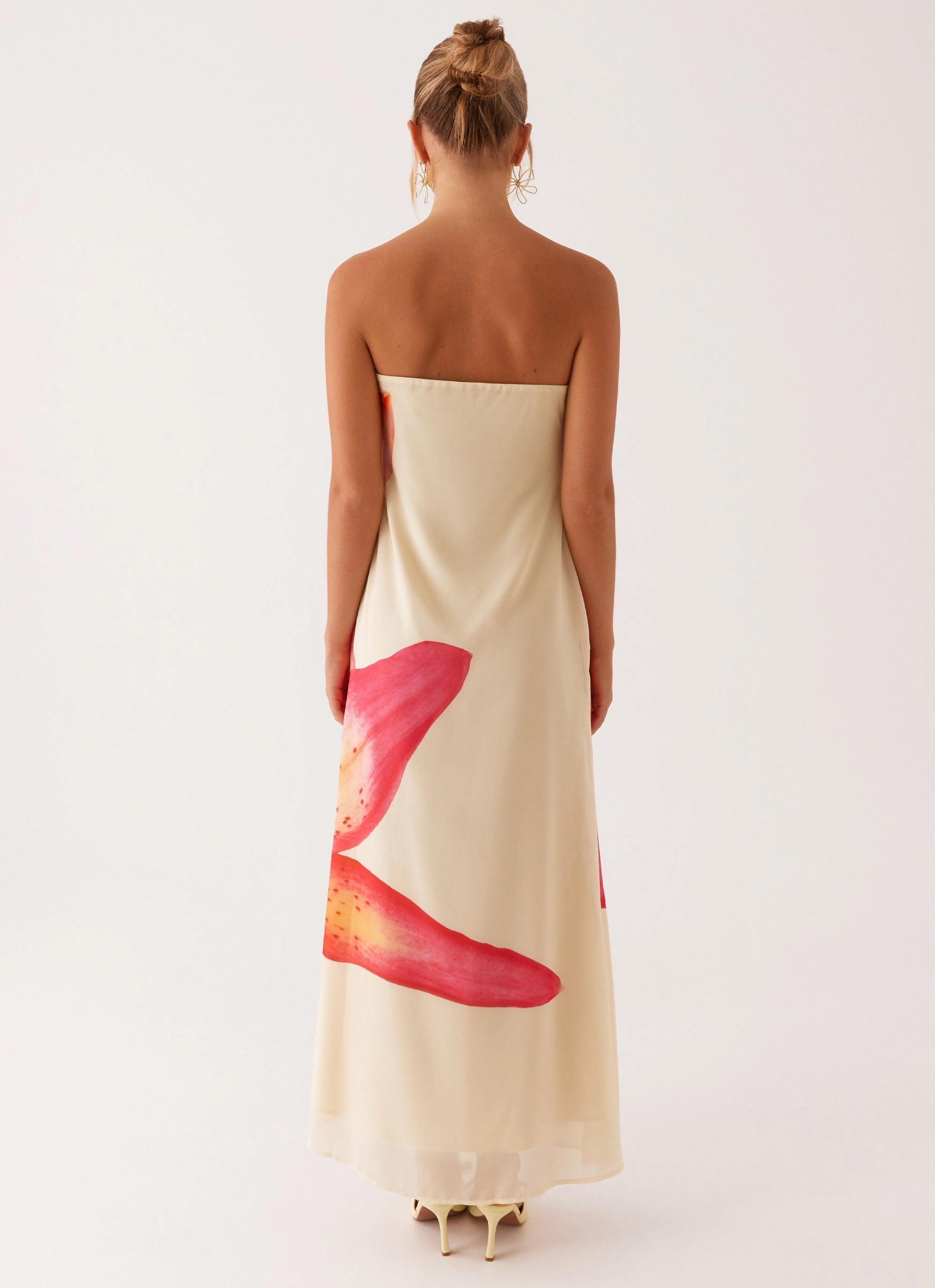 Daily Mood Flexible Cut Darcy Maxi Dress - Yellow Floral