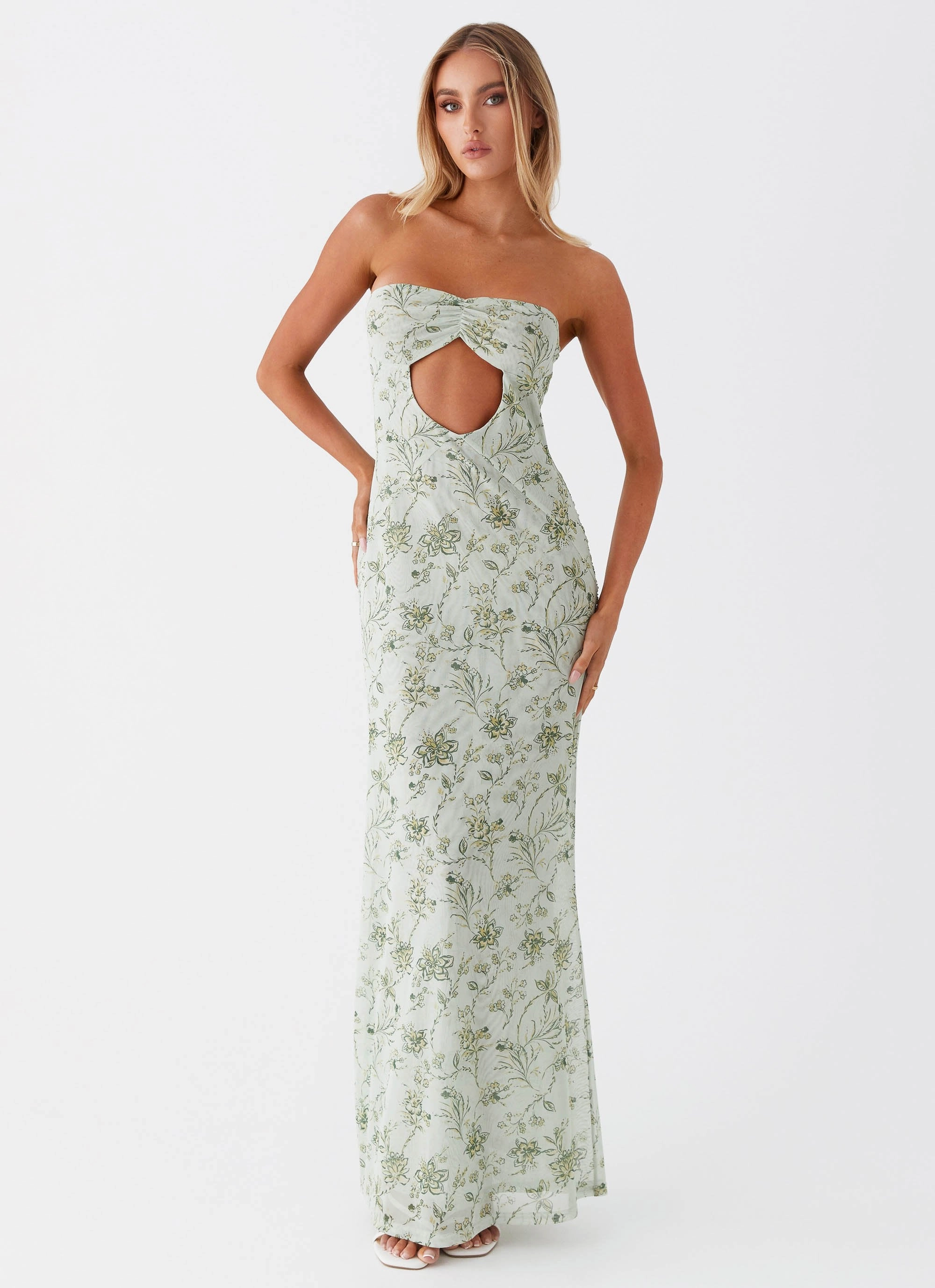 Limited-Edition Dearest Maxi Dress - Sage Floral