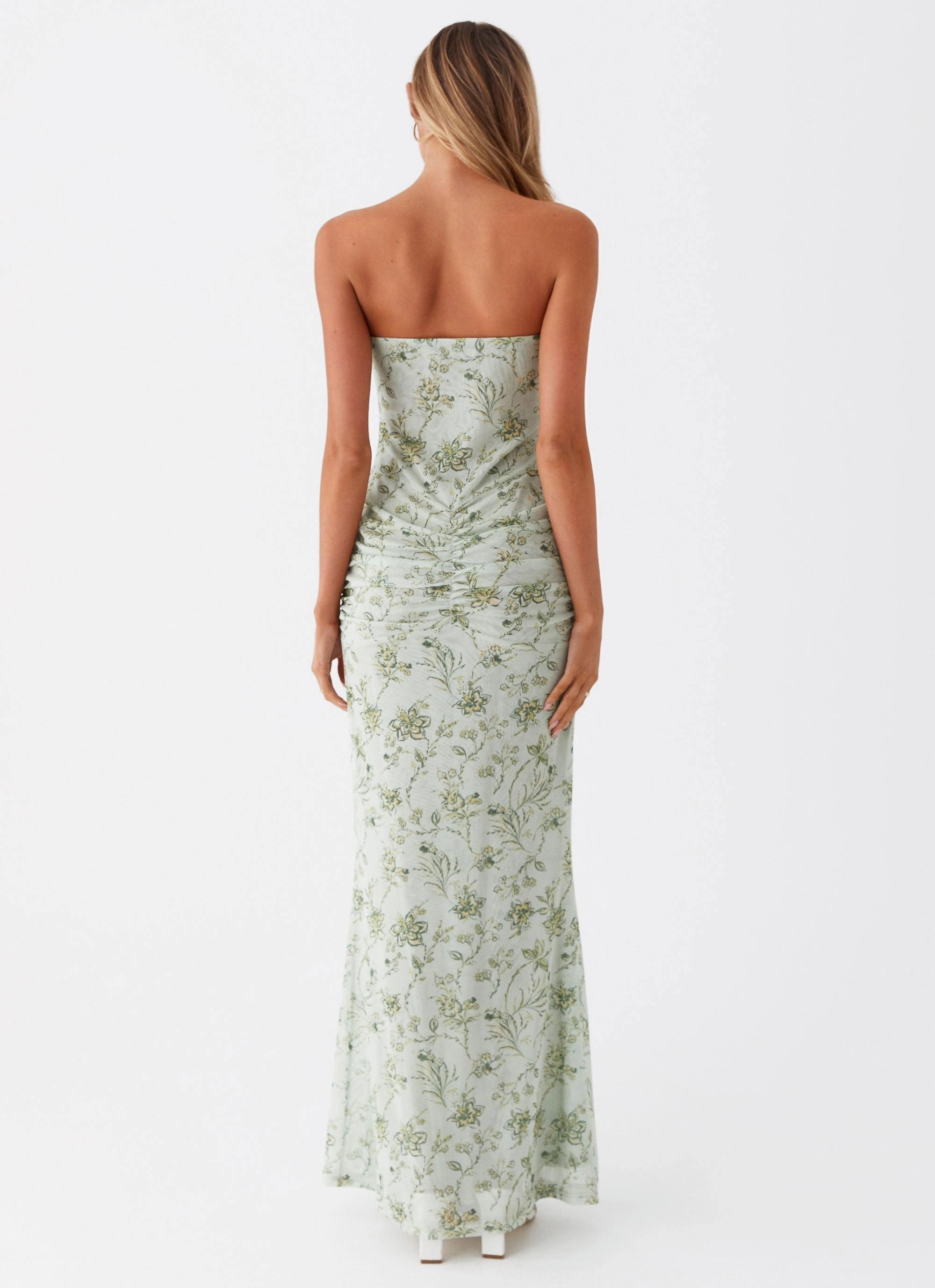 Designer-Label Dearest Maxi Dress - Sage Floral