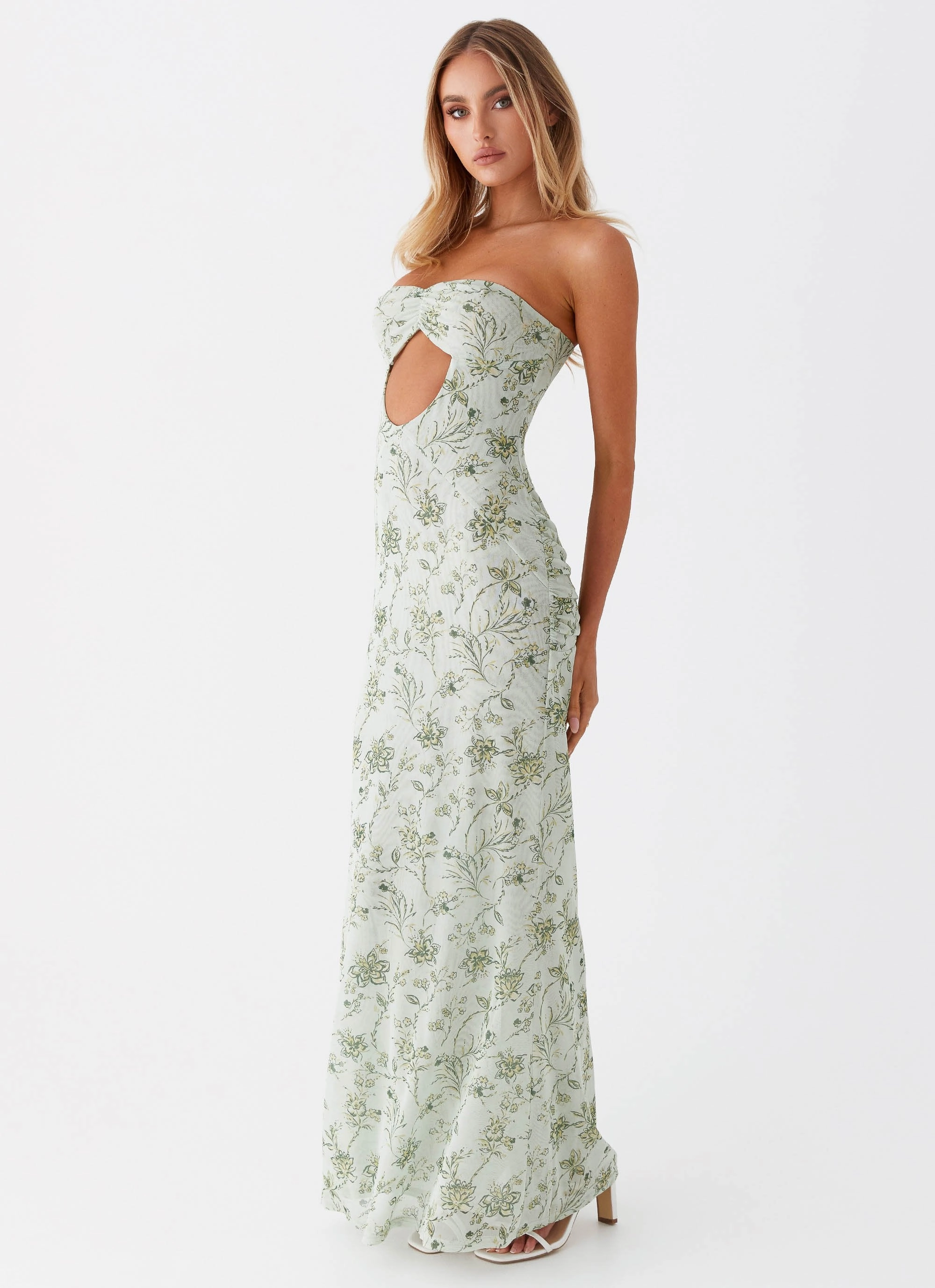 Day Ready Youthful Mood Dearest Maxi Dress - Sage Floral