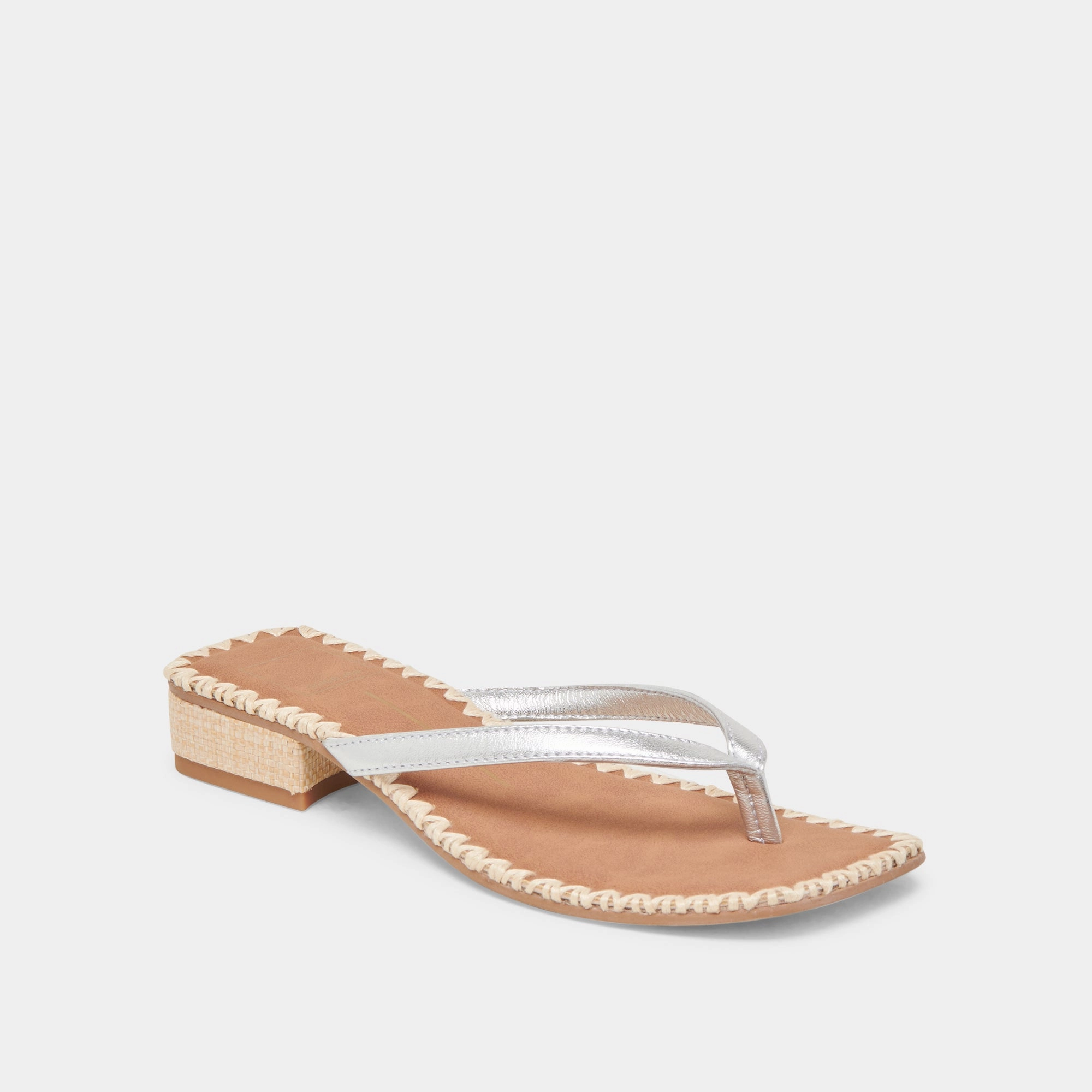 BARTY SANDALS SILVER METALLIC LEATHER Trend Spark