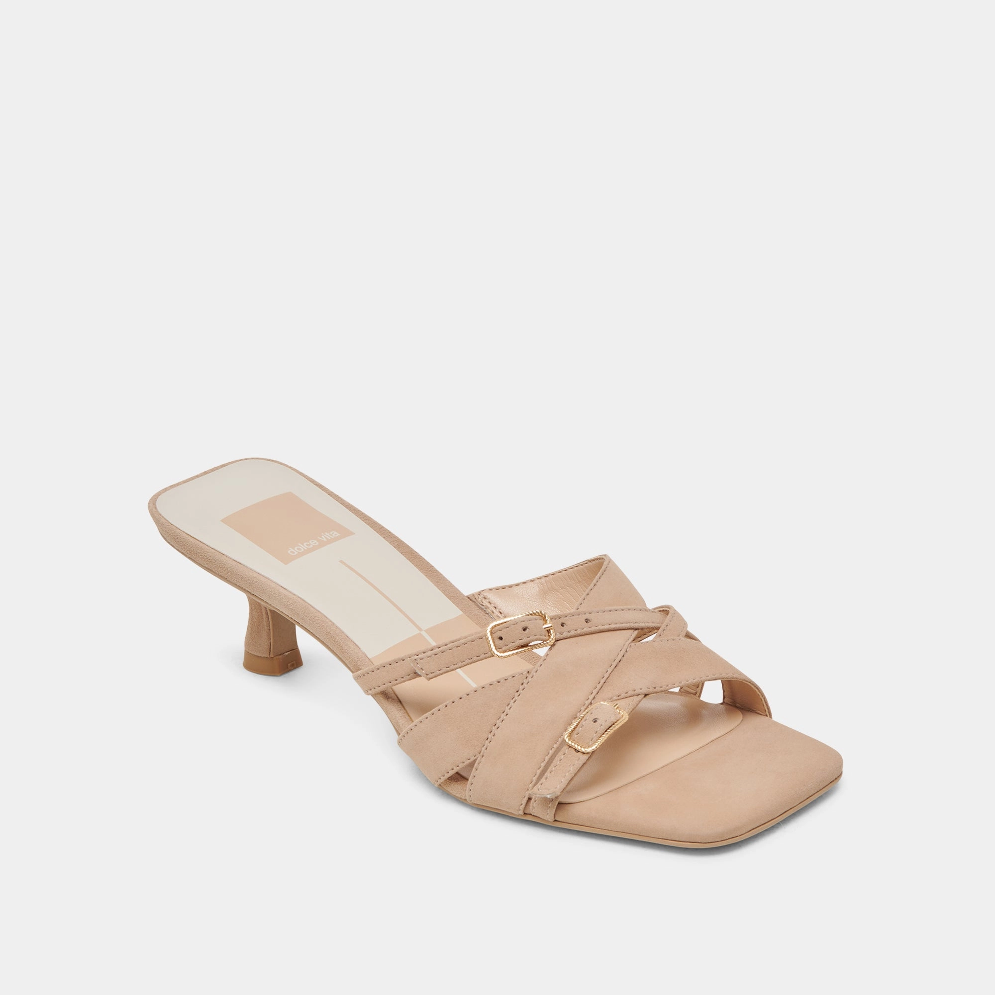 BRYANT HEELS CAMEL SUEDE Grace Spark