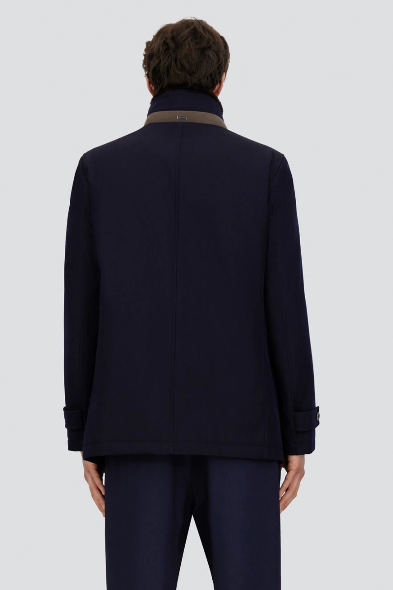 Diagonal Wool Carcoat Urban Edge