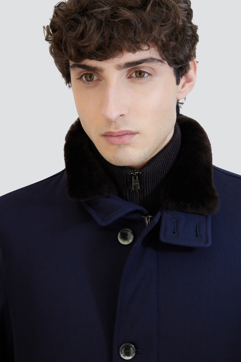 Diagonal Wool Carcoat Stylish Chill Piece PerimeterStructuralBoning