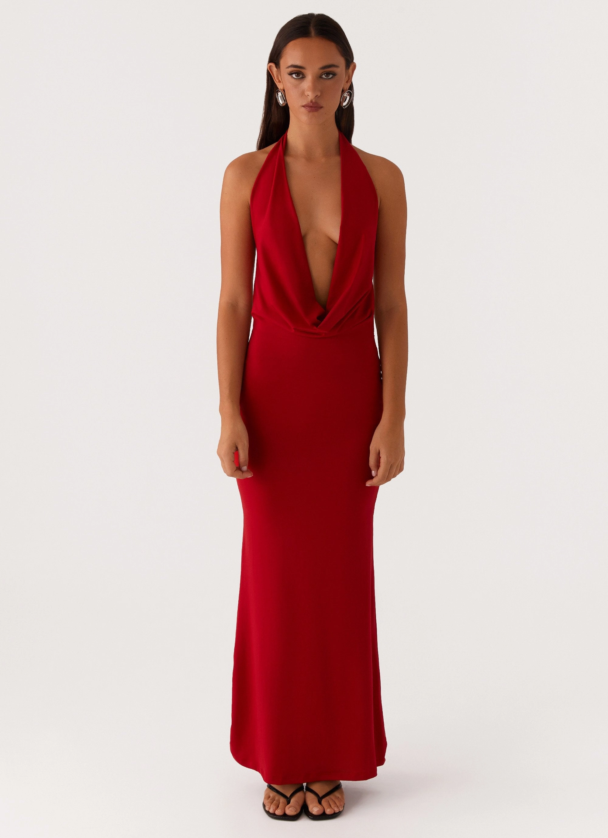 Dedicated Maxi Dress - Red Relax Style