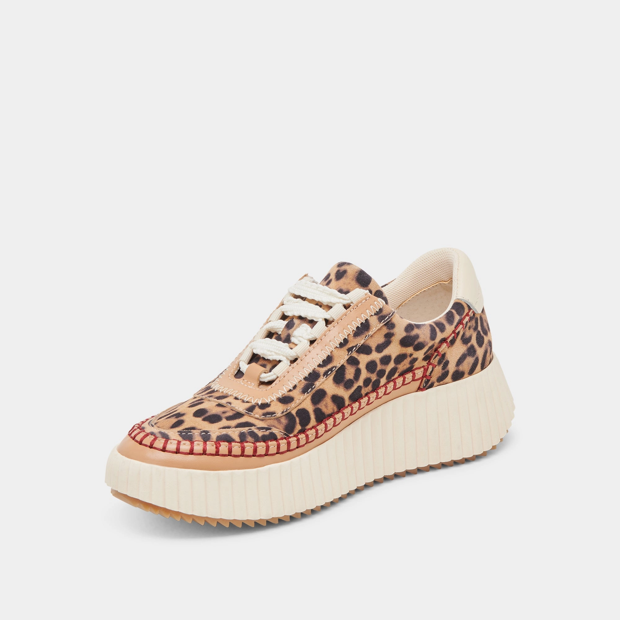 DOLEN SNEAKERS LEOPARD SUEDE Dynamic Traction Outsoles