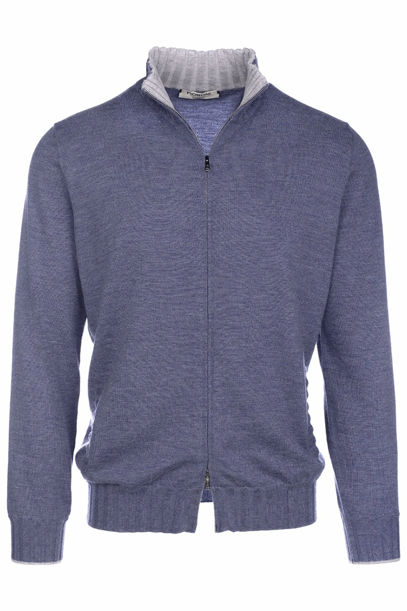 Duvet Cashmere Zip Sweater Cold Weather Outfit Elastic cuffs