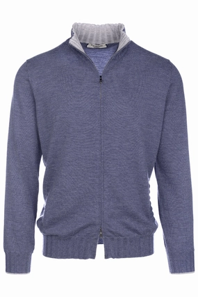 Comfortable Choice Duvet Cashmere Zip Sweater