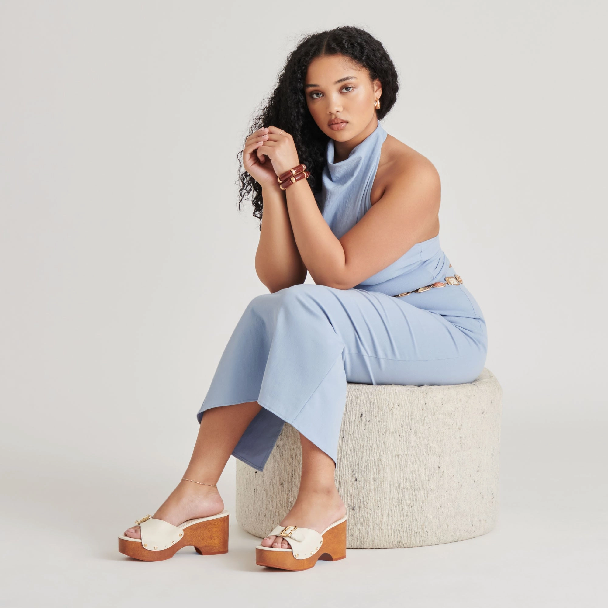 YALAH HEELS OFF WHITE LEATHER Bold Appeal Candle Dinner