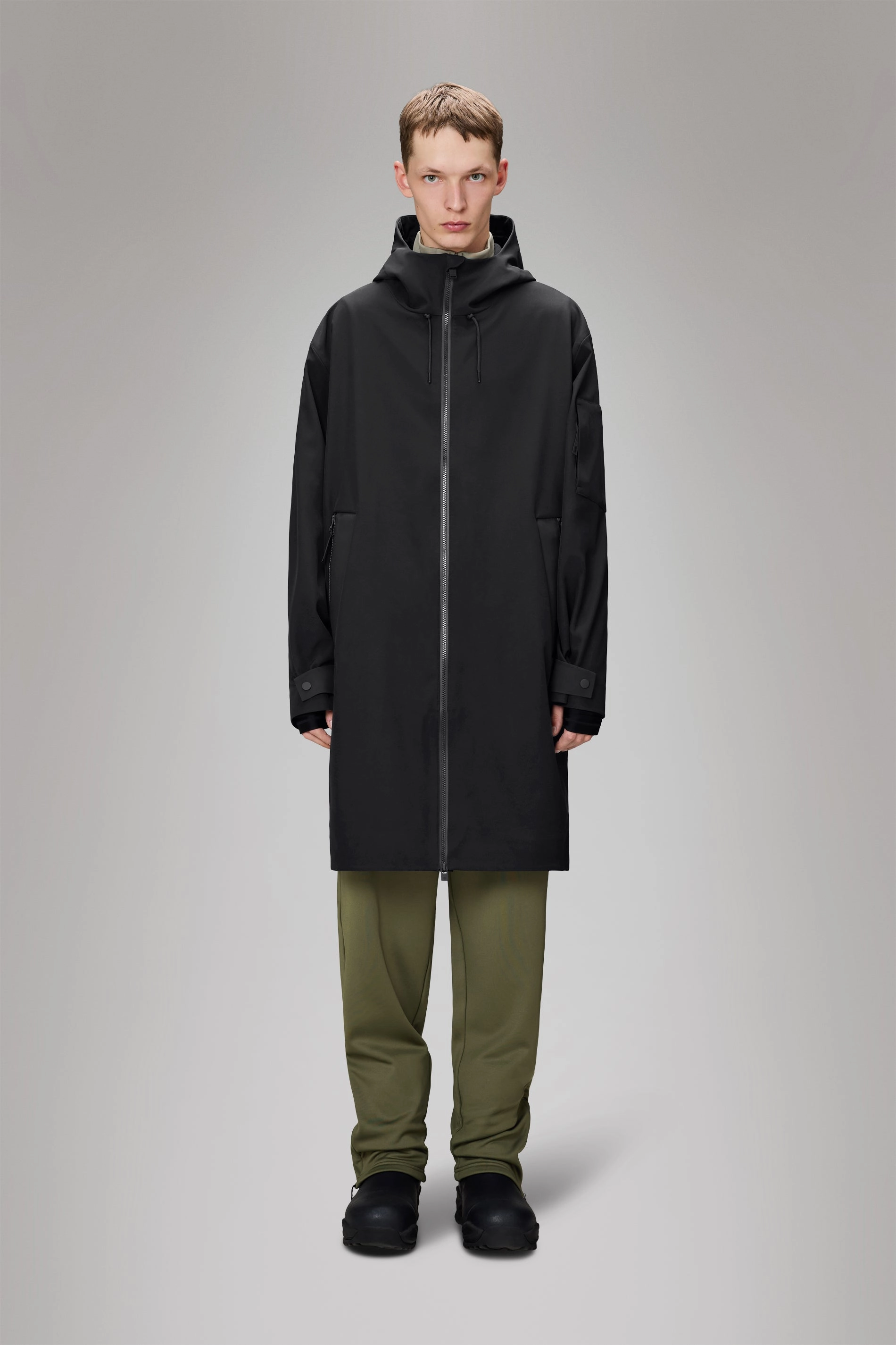 Suva Vision Softshell Jacket Stripe Look Weatherproof Zipper