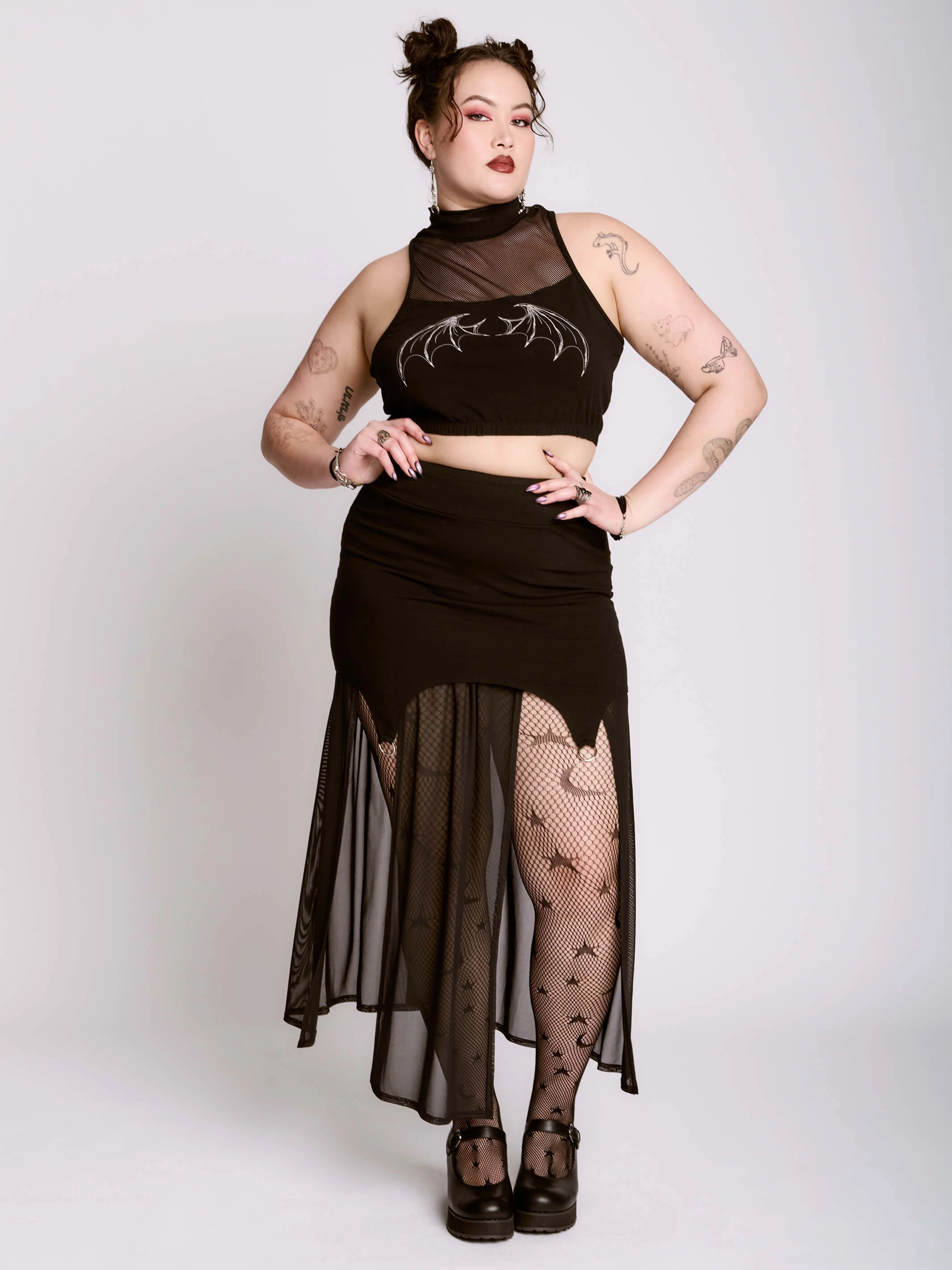 Dungeon Master Skirt Chic casual color block