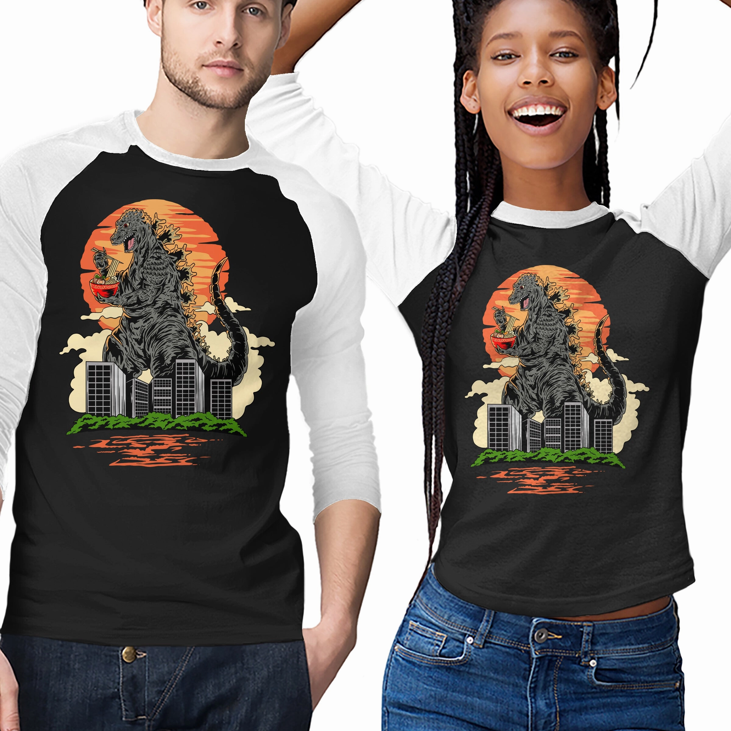 Slim fit clothing Active Wear Ramen Kaiju