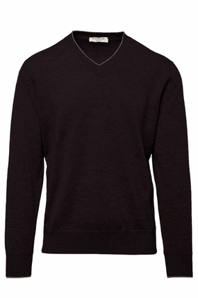 Duvet Cashmere V-Neck Comfy Fit Sleek and Soft