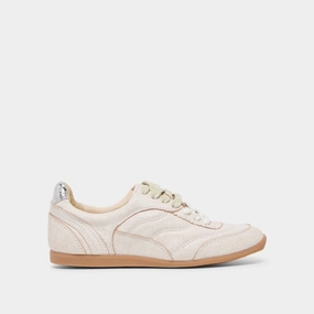 Comfortable Straps Subtle design LAINI SNEAKERS OFF WHITE CRACKLED LEATHER