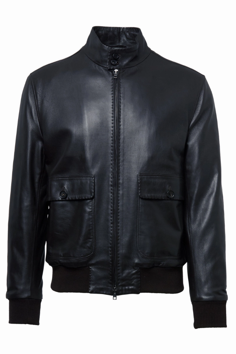 Leather Jacket Wet Wicking Flexible Shoulder