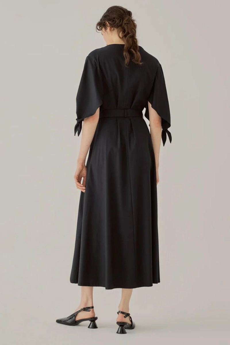 Lightweight Comfort Edita Knot Sleeve Dress