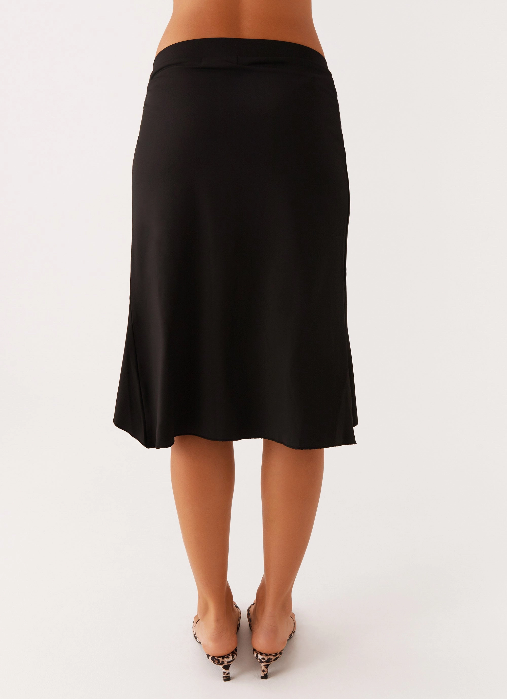 Fair trade Shes A Lady Midi Skirt - Black
