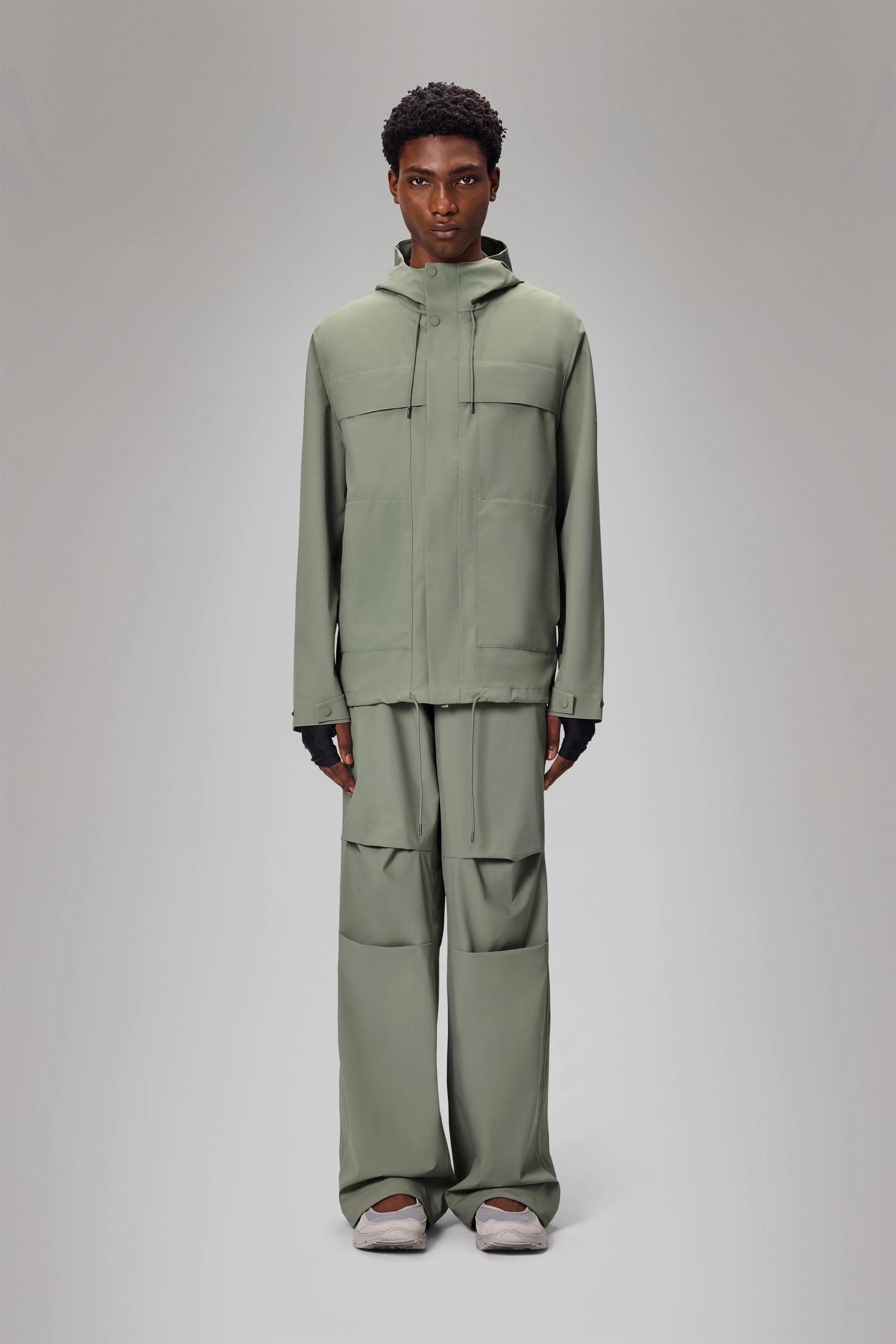 Anti Snag Fabric Temperature Balancing Layer Suva Hardshell Cargo Jacket