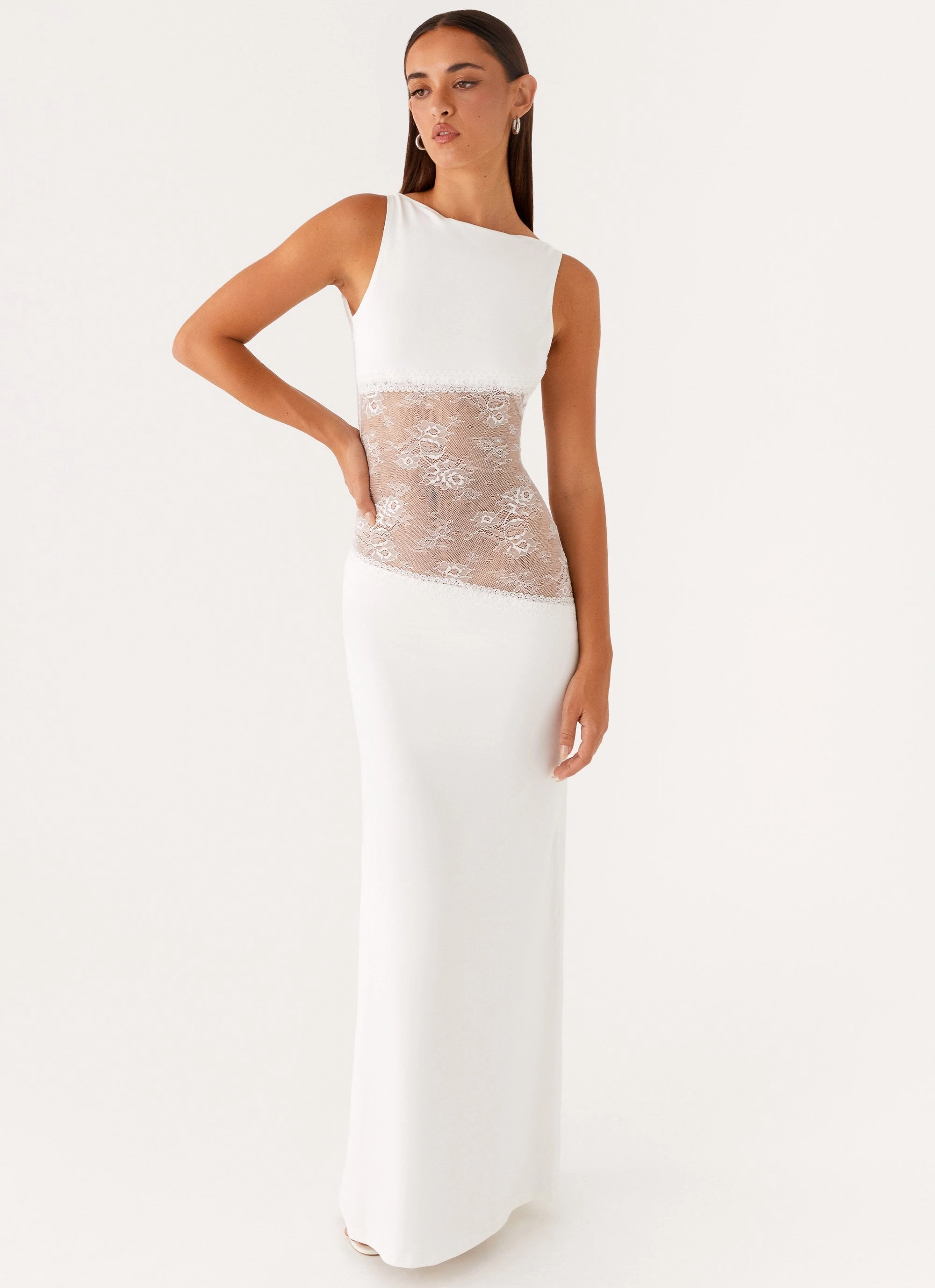 Lucinda Maxi Dress - White Versatile-Style Flexible Mood