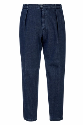 Portobello Denim Trousers All Day Comfort Fit Smart Look
