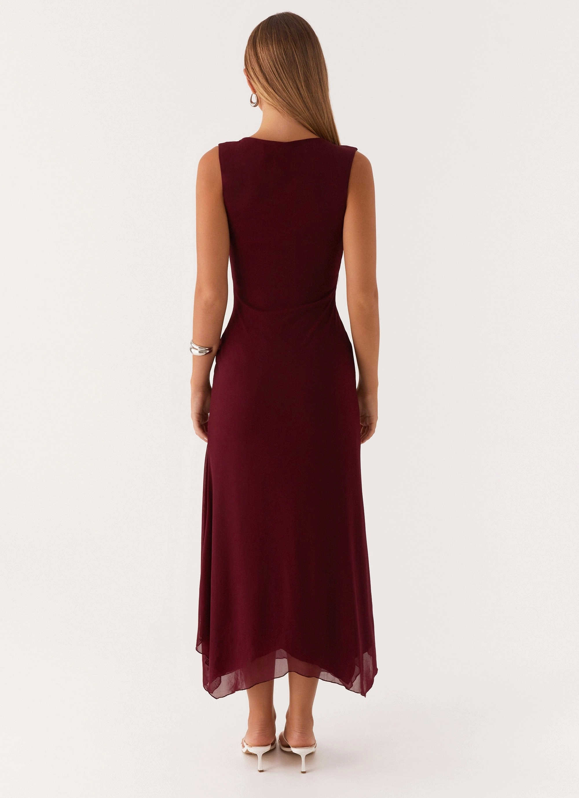 Mood Glow Murphy Maxi Dress - Deep Maroon