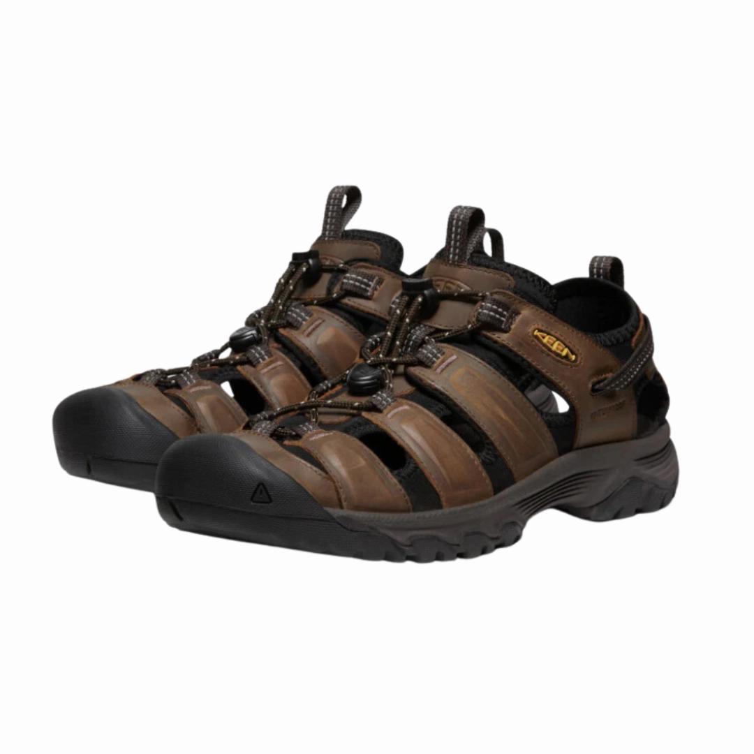 Preppy Pop Travel-Ready Shoes Men's Targhee III Sandal - Bison/Mulch (Regular Width)