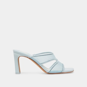 Special Touch Peep Cut GITEL HEELS ICE BLUE MESH