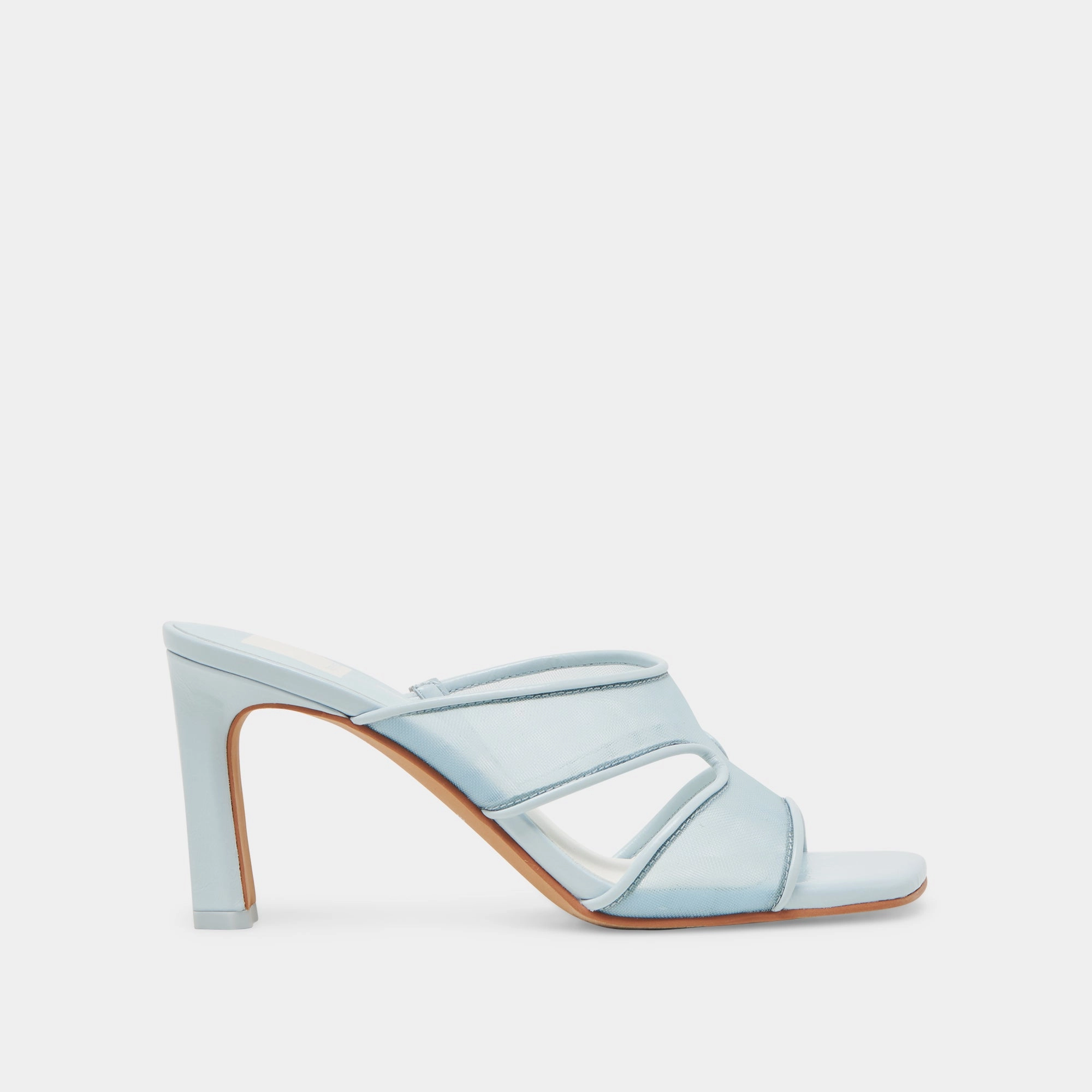 Special Touch Peep Cut GITEL HEELS ICE BLUE MESH