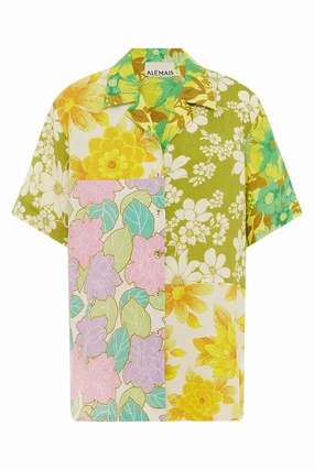 Elora Patchwork Short Smart Layering Printed design