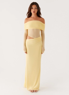 Smooth Edge Emery Maxi Dress - Yellow