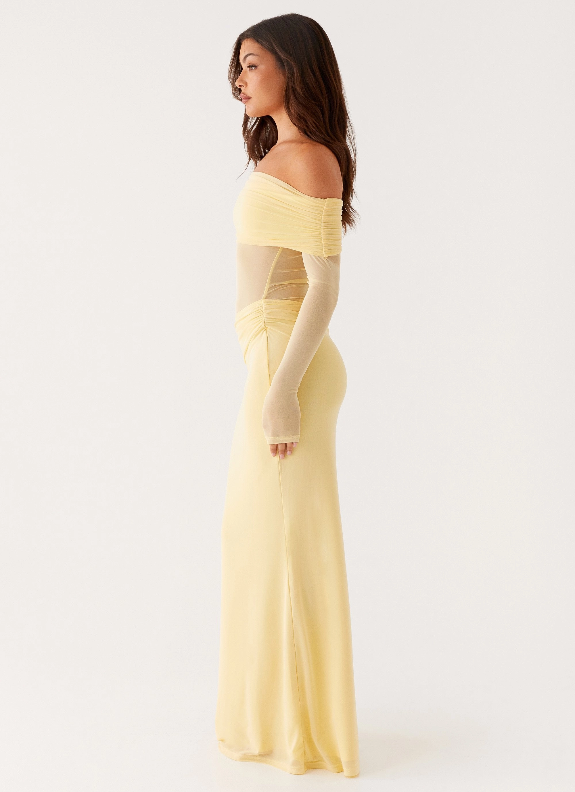 Cocktail-Party Soft Balance Emery Maxi Dress - Yellow