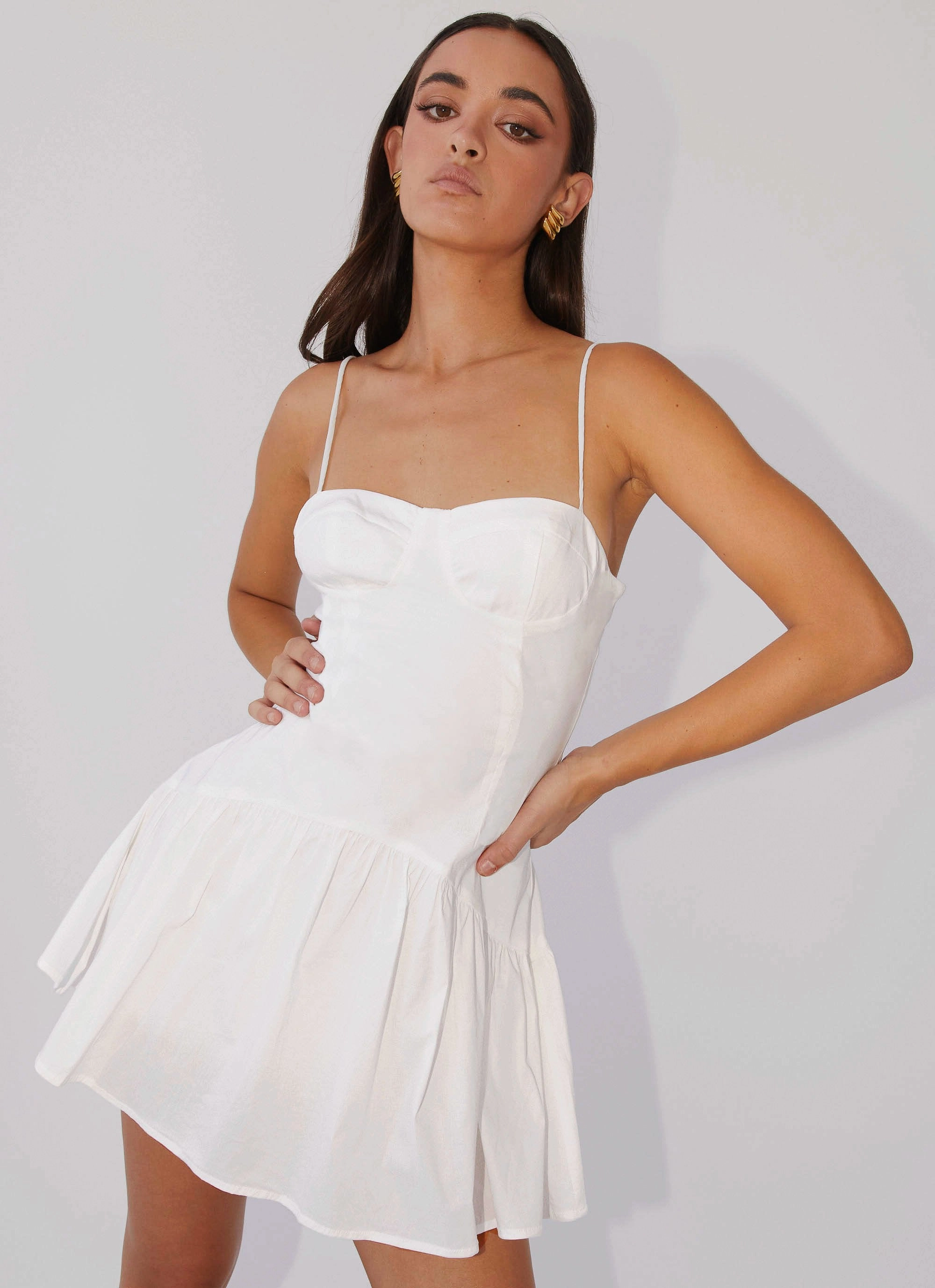 Endless Summer Mini Dress - White Feminine Movement