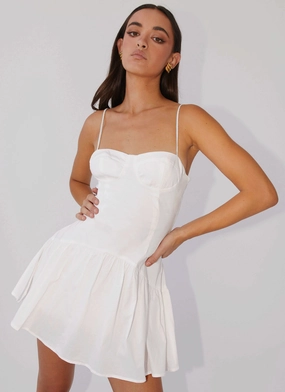 Endless Summer Mini Dress - White Feminine Movement