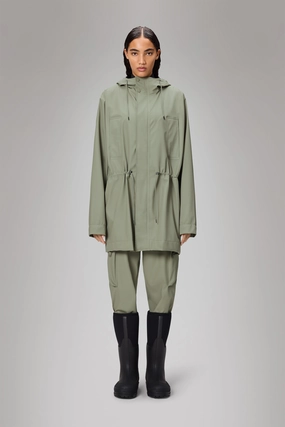 Durable Water Repellent Finish Bold Long Jacket