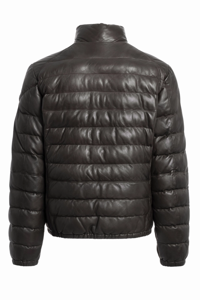 Ernie Leather Jacket Non Restrictive Silhouette