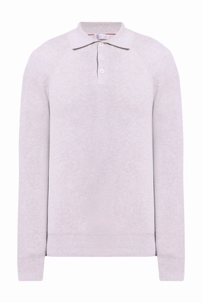 English Rib Knit Polo Sleek Wear