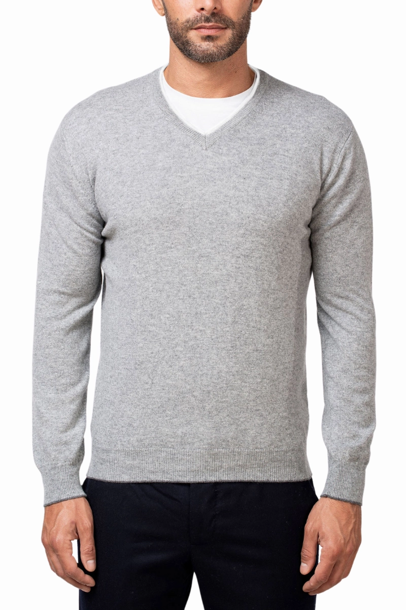 Cashmere V-Neck Simple Comfort
