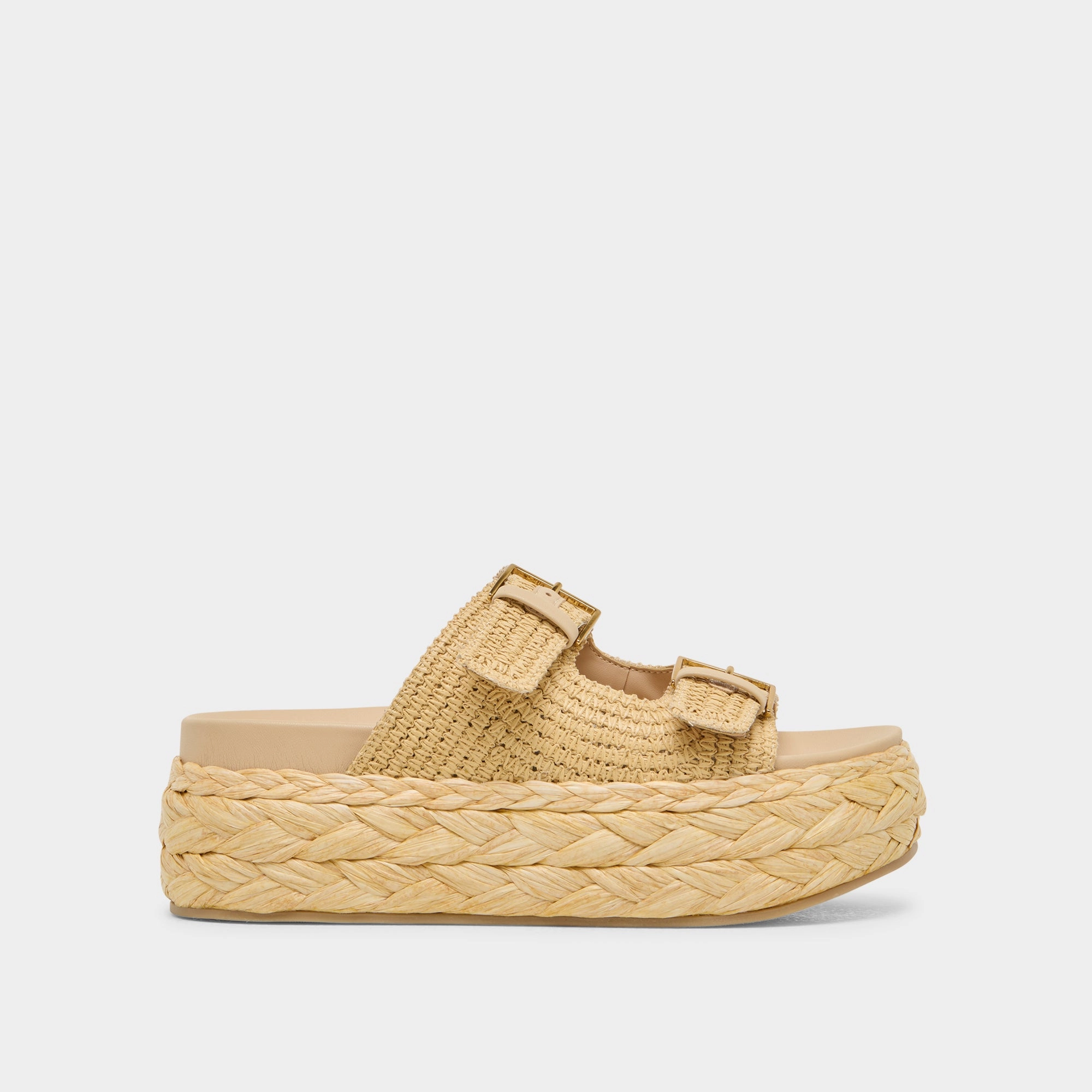 Free Movement All Day FALYN SANDALS LT NATURAL WOVEN RAFFIA