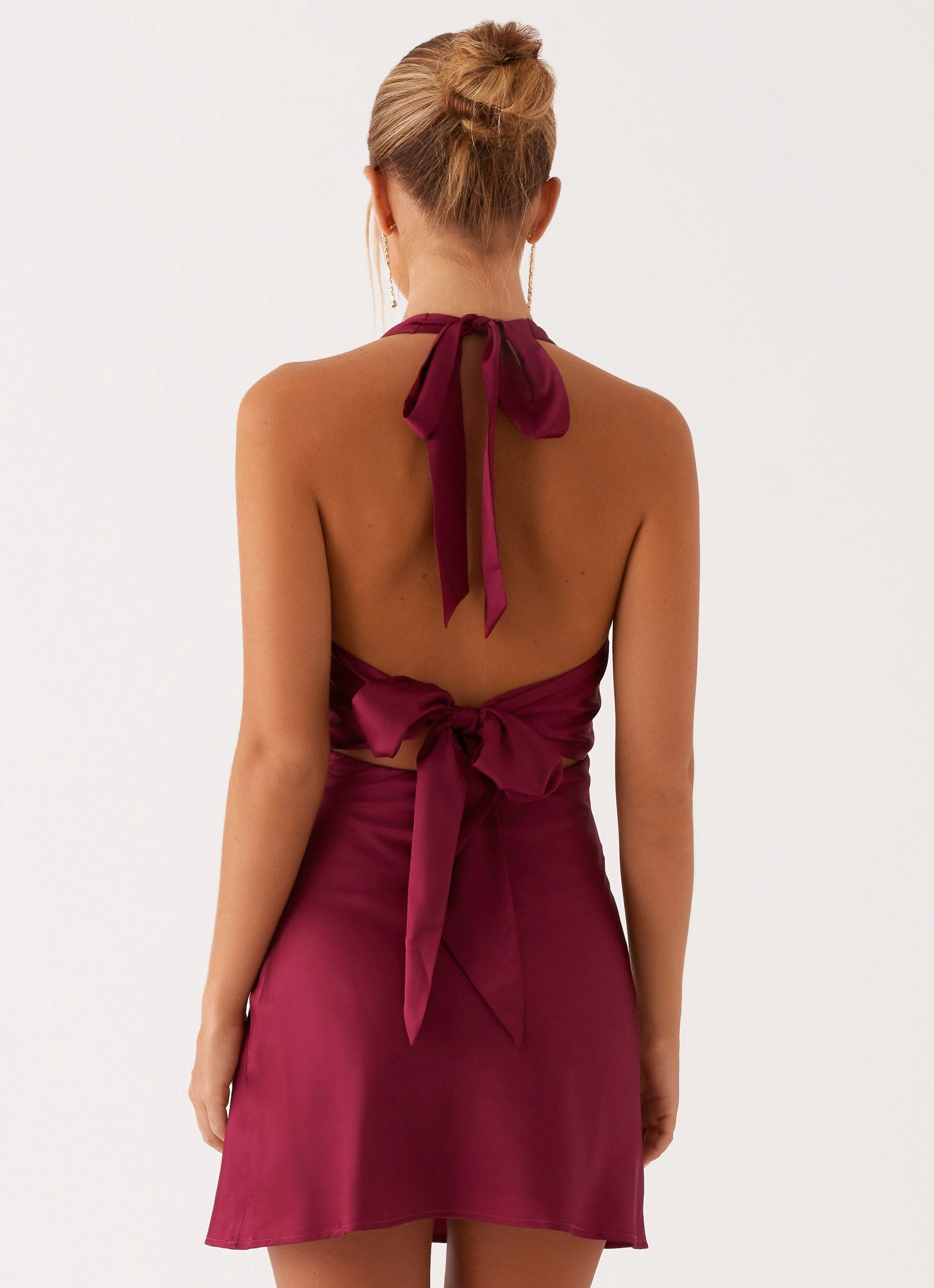 Fall Piece Heavy Hearted Mini Dress - Mulberry