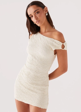 Pure Shape Farah Off Shoulder Mini Dress - White
