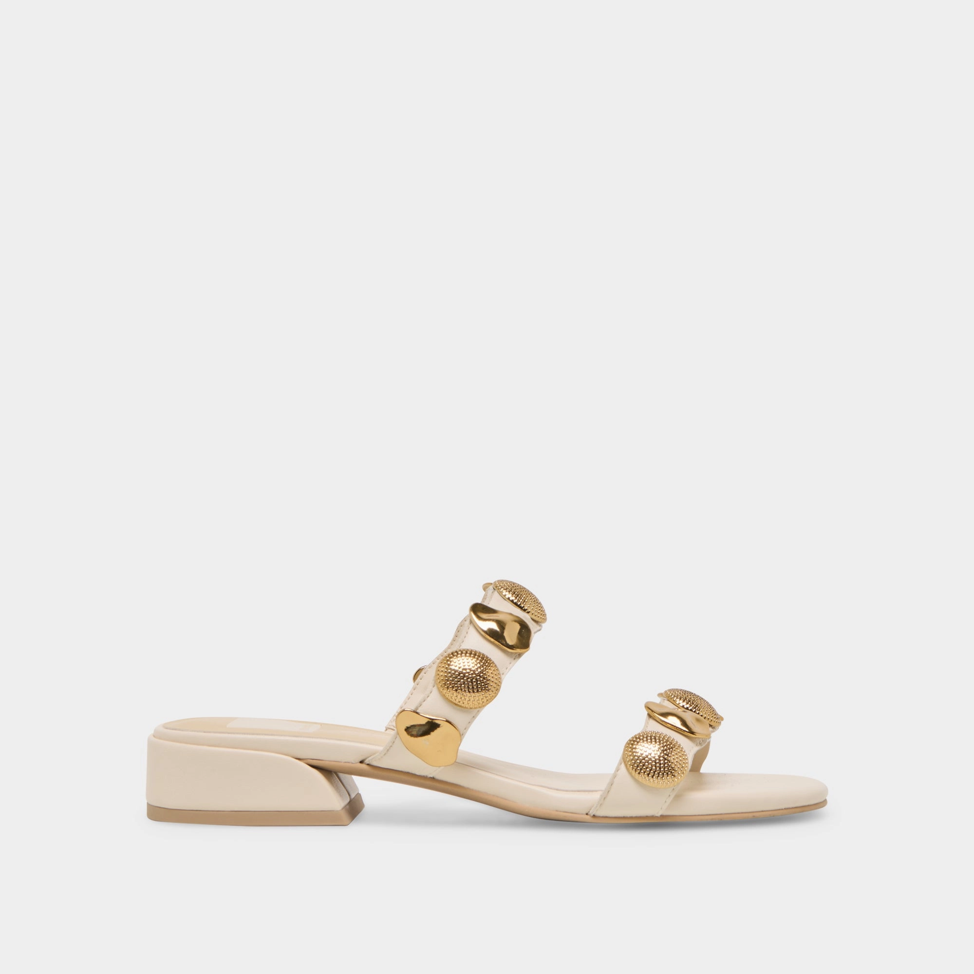 Party Pop FARROW SANDALS CREME LEATHER