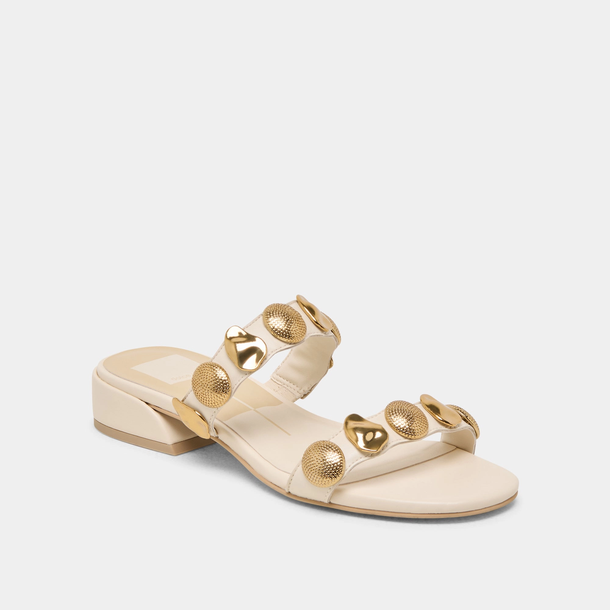 FARROW SANDALS CREME LEATHER Fashionable Open-toe Sandals