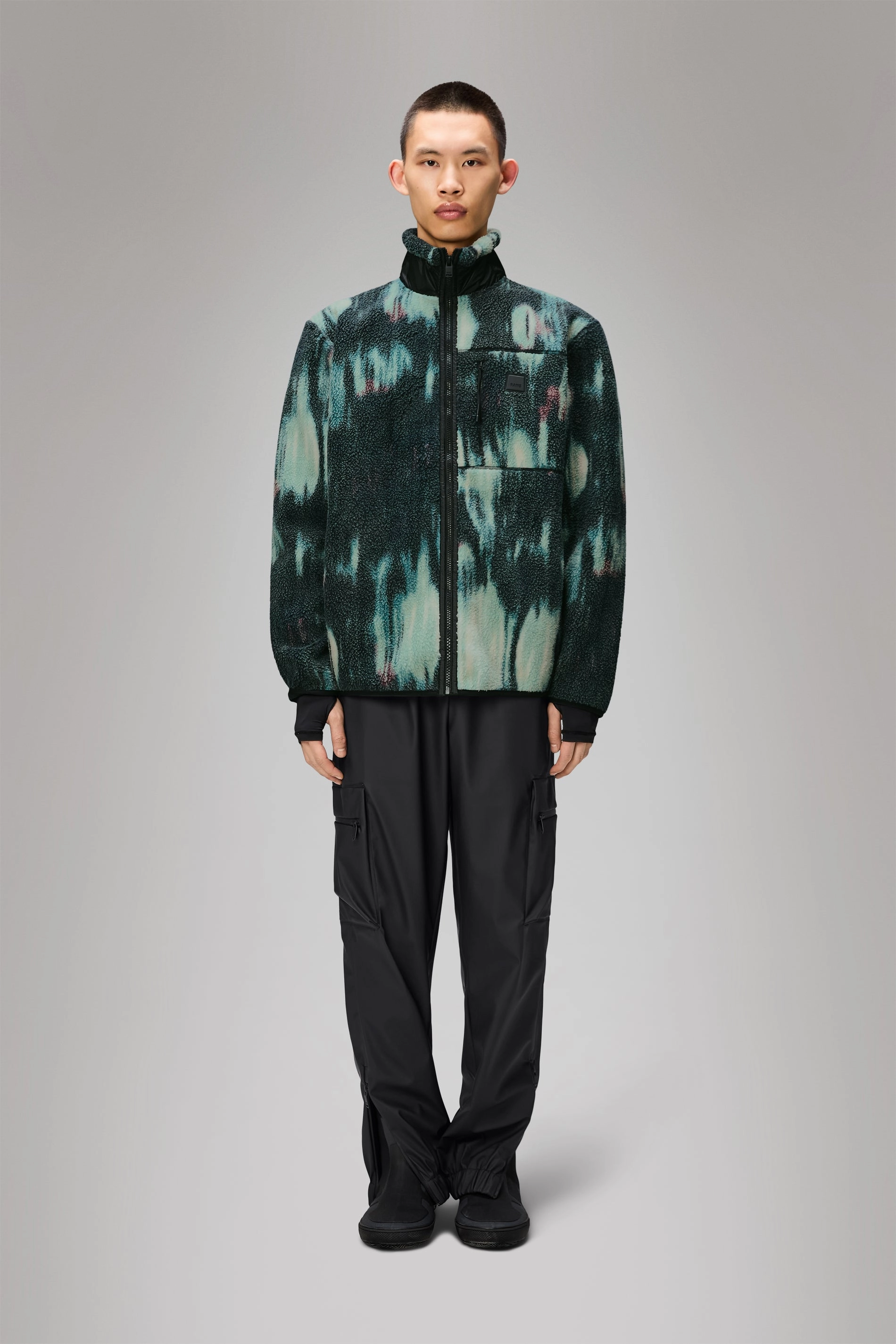 Yermo Fleece Jacket Tagless Neckline Design Slim Silhouette