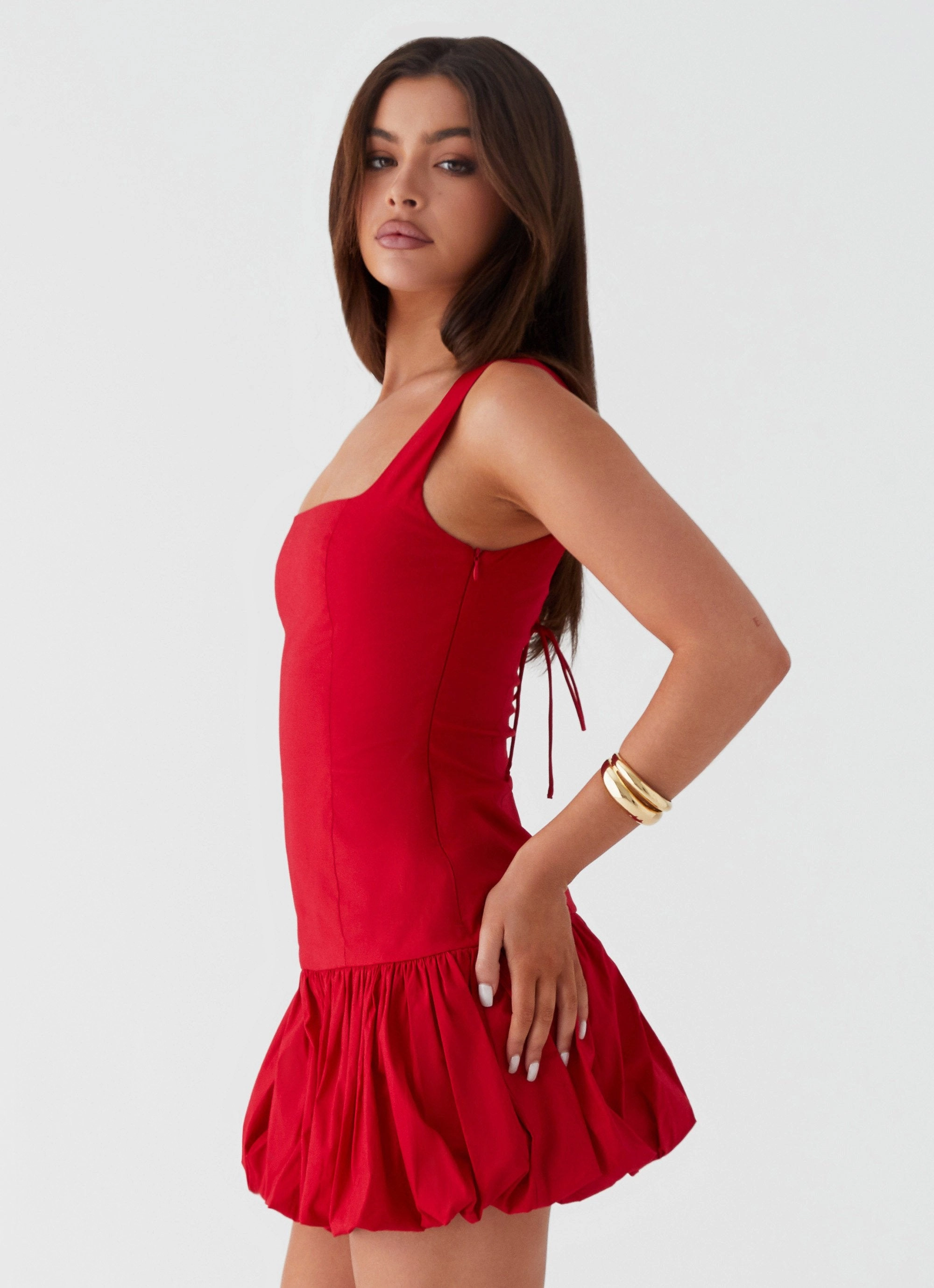 Retro Mood Lexy Mini Dress - Red