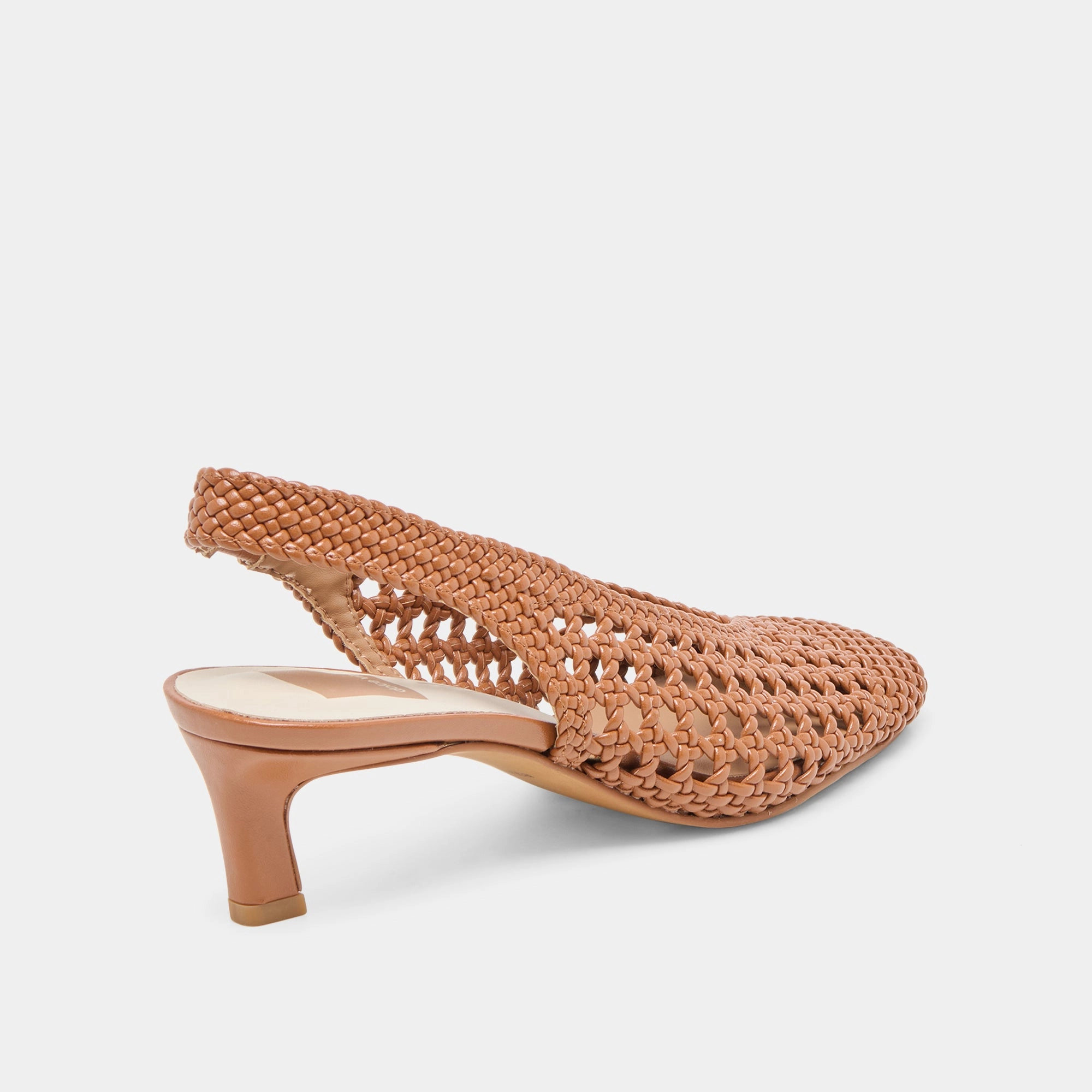 Iconic Finish Luxury Booties FAWNE HEELS SADDLE WOVEN STELLA
