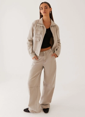 Milani Balloon Denim Jeans - Grey City Walk Casual Friday