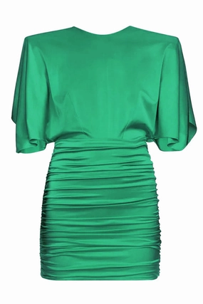 Chill Edge Draped Mini Dress