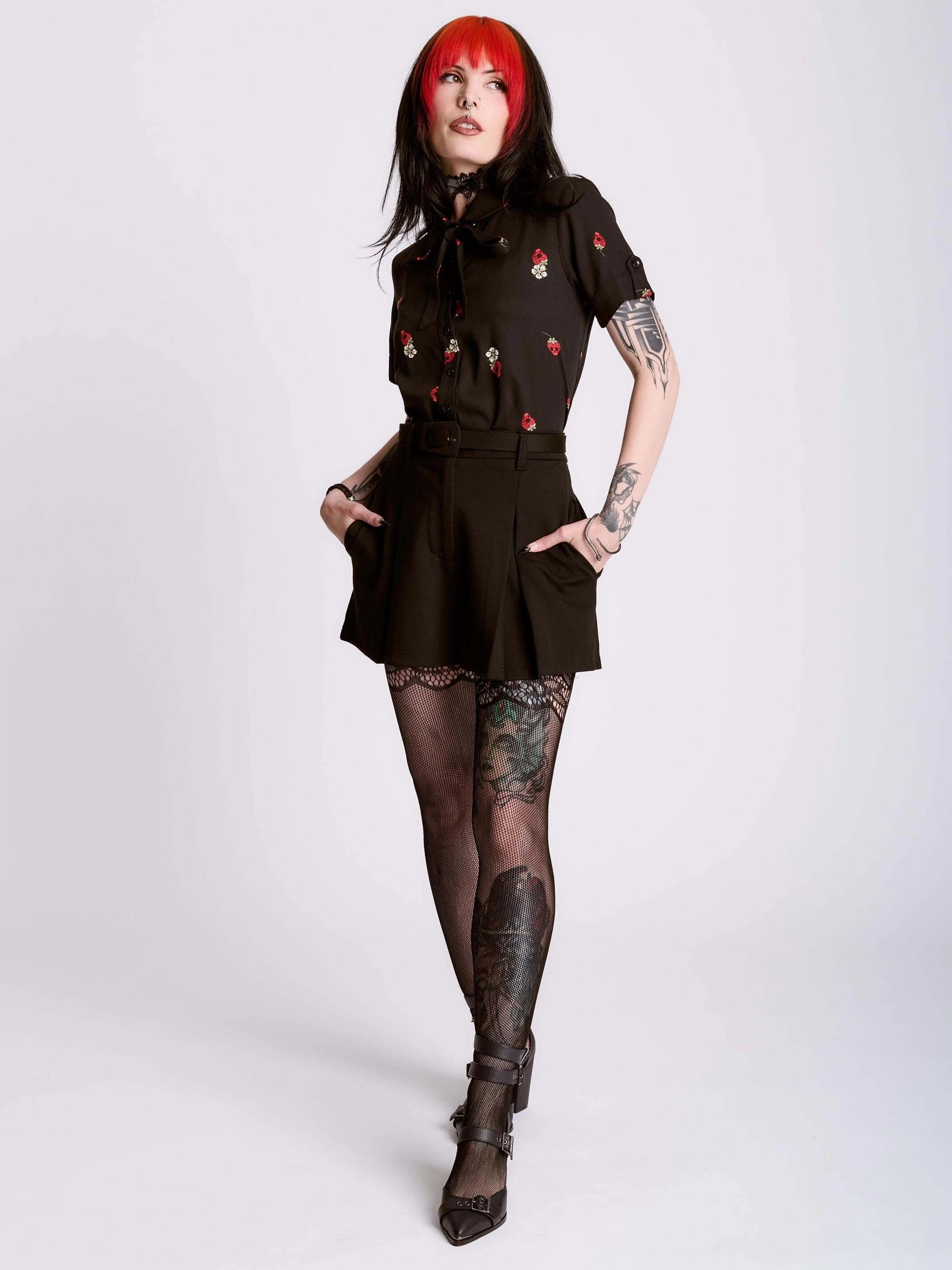 Strawberry Skull Academia Shirt EcoFriendlyMaterial