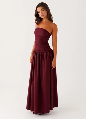 Carmel Maxi Dress - Mulberry Soft Hue