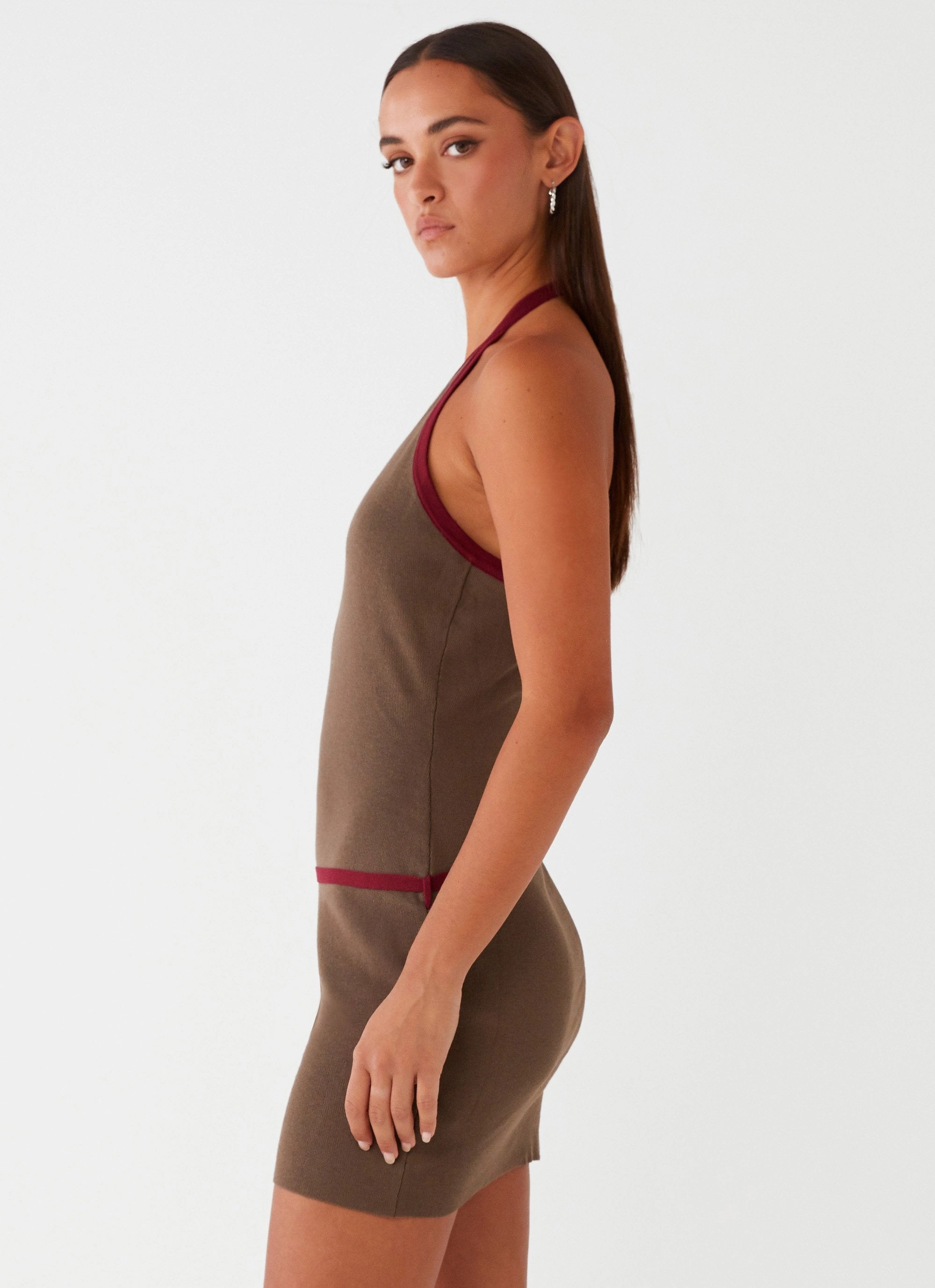 Smart and Sleek Occasion Wear Ferne Mini Dress - Iron Grey